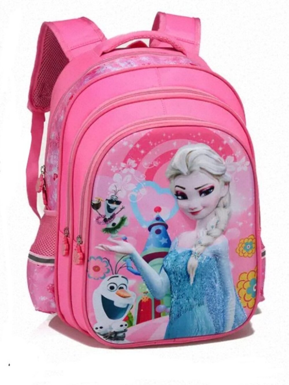 Frozen Ice and Snow 3D hard cover backpack with pencil case Elsa and Anna